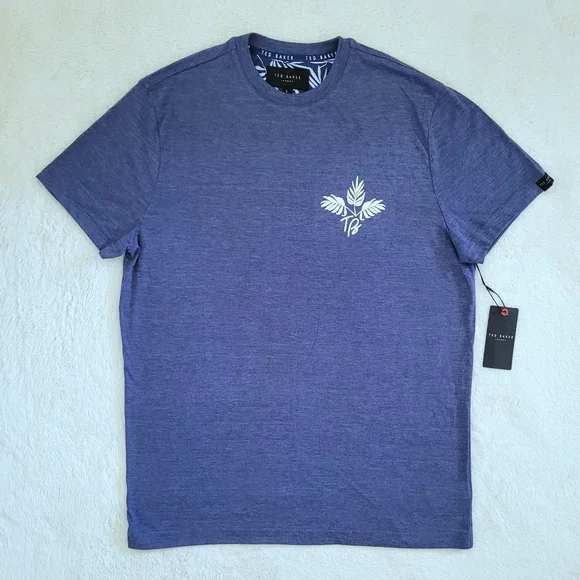 Ted Baker Heather Blueđź’™ Logo Teeđź‘• - NWT - Picture 1 of 13